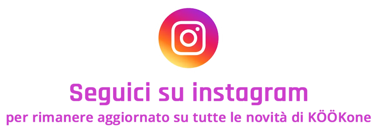 Segui KOOKone su Instagram