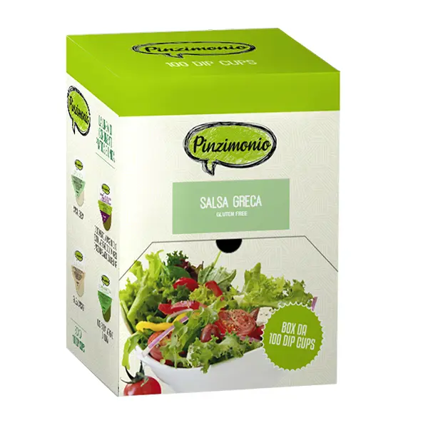 Dispenser Dip Cups Salsa Greca (100 Monodosi da 25 Gr)