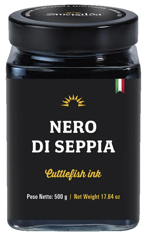 Nero di seppia sterilizzato in vaso (6 Pz x 500 Gr)
