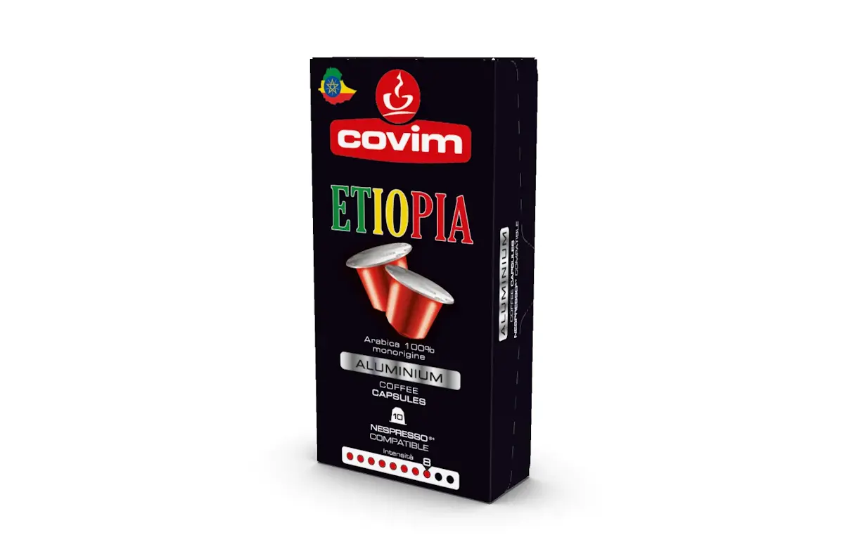 Capsule "Nespresso Alluminio" Etiopia 100% Arabica (400 Pz)