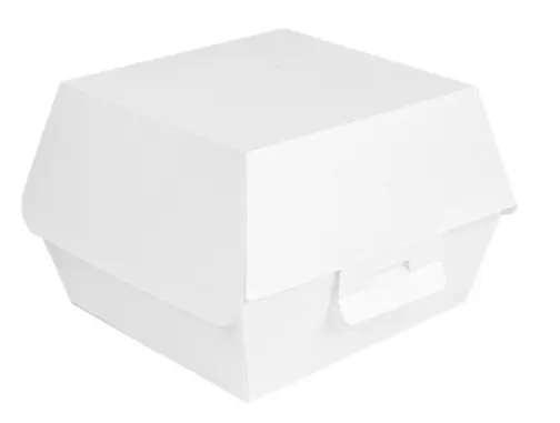 Hamburger Box Bianco Tp (130 x 125 x 90 mm - 500 Pz)