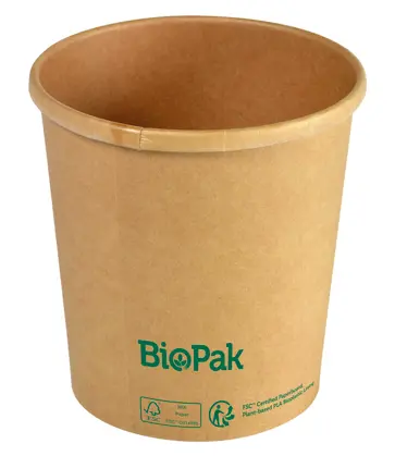 Contenitore Ronda Short Zuppa 480 Ml CA/PLA Avana (400 Pz)