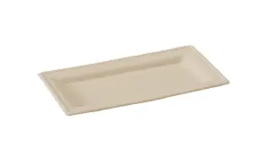 Piatto Polpa Marrone 26 x 13 Cm (500 Pz)