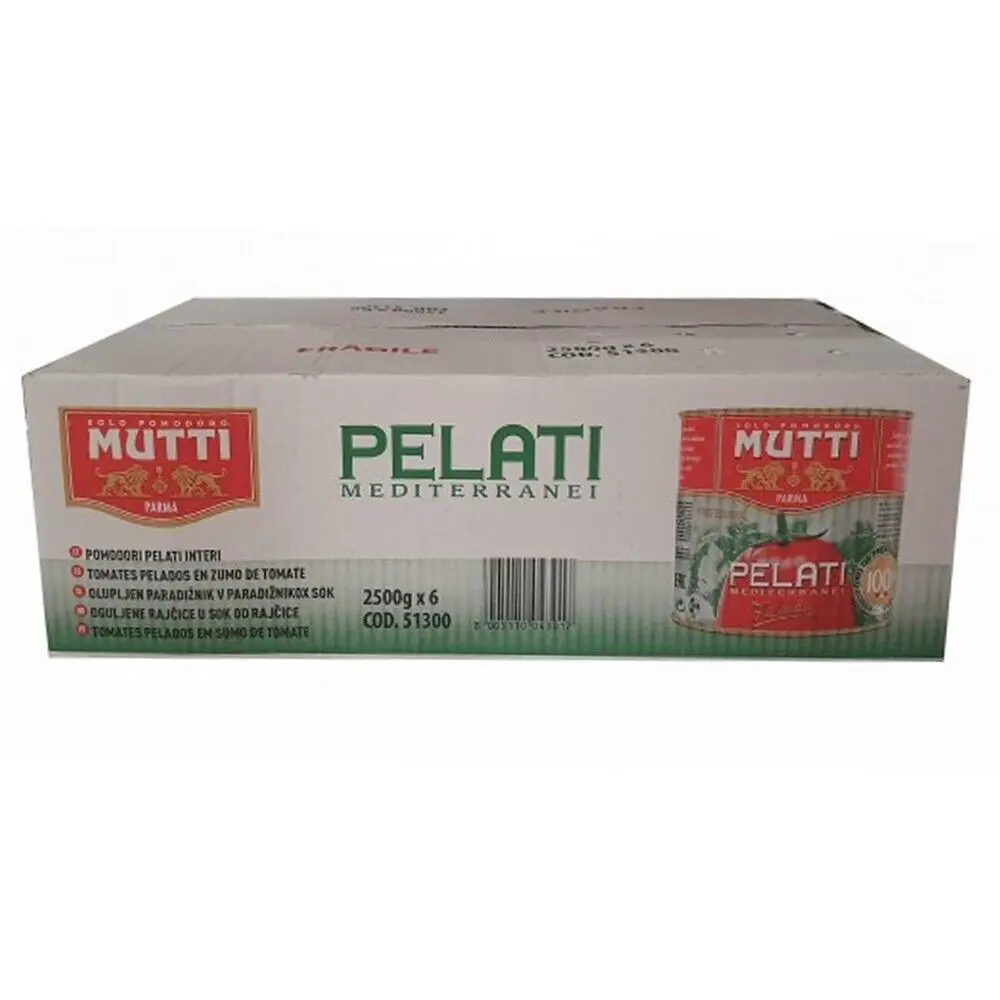 Pelati Mutti (6 Pz x 2,5 Kg)