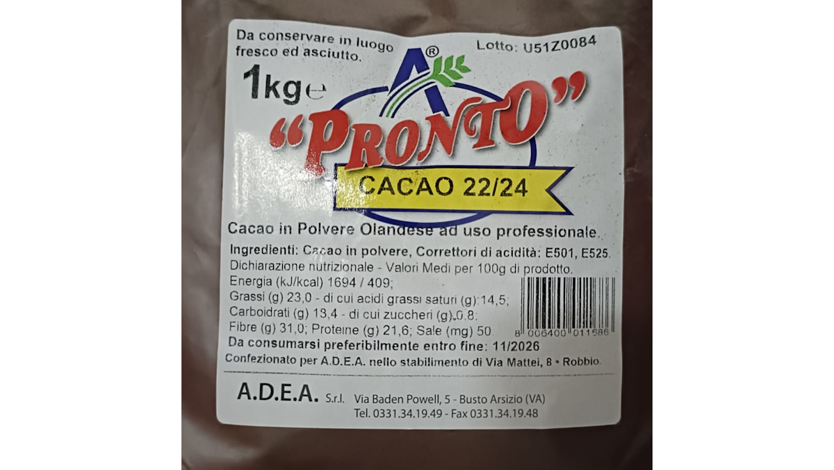 Cacao in polvere 22/24 1 Kg