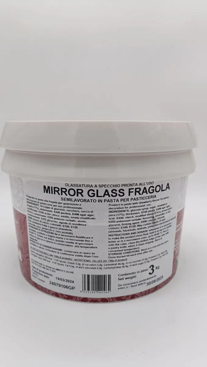 Mirror glass Fragola 3 Kg