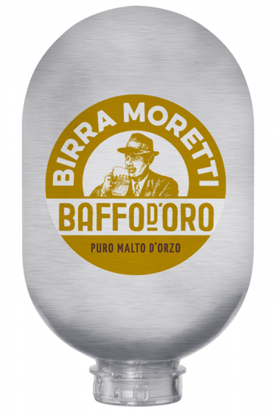 Fusto Moretti baffo oro Blade 8 Litri