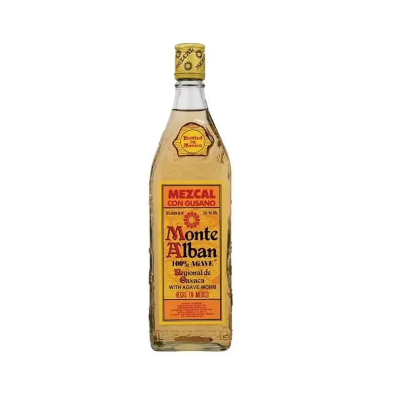 Mezcal con Gusano Monte Alban 70 Cl (1 Bottiglia)