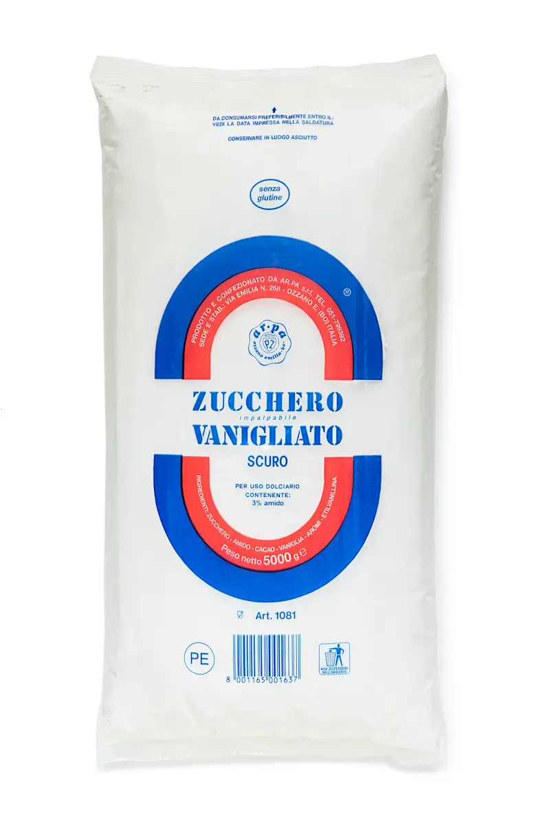 Zucchero a velo Vanigliato (4 Pz x 5 Kg)