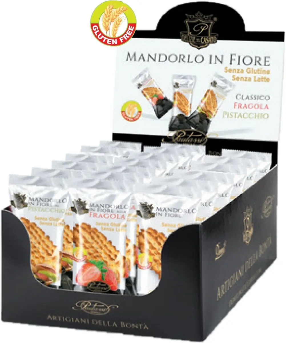 Crystal Mandorli Mix senza glutine- 27 Confezioni di Biscotti alla mandorla