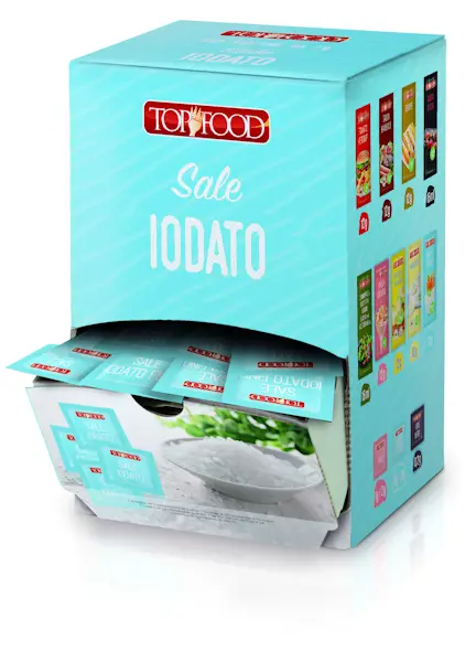 3 Dispenser di Sale iodato da 1000 Monodosi (3.000 Monodosi totali)