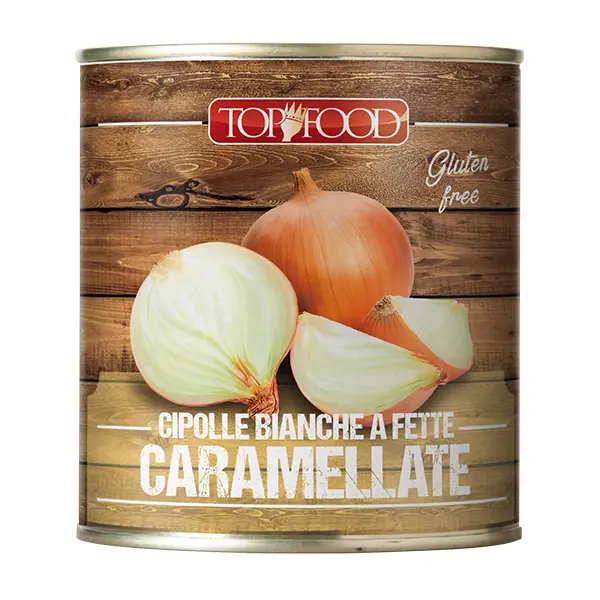 Cipolle Bianche a fette Caramellate (6 Pz x 800 Gr)