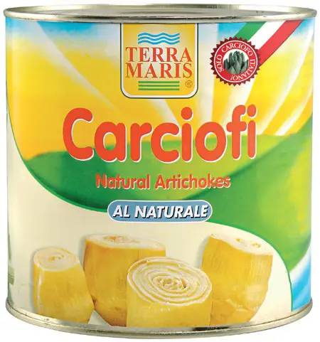 Carciofi interi al naturale (6 Pz x 2,550 Kg)