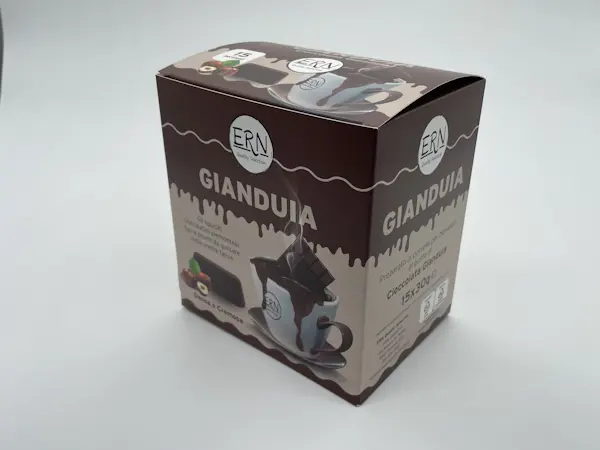 Cioccolata al Gianduja (Box da 15 bustine x 30 Gr)