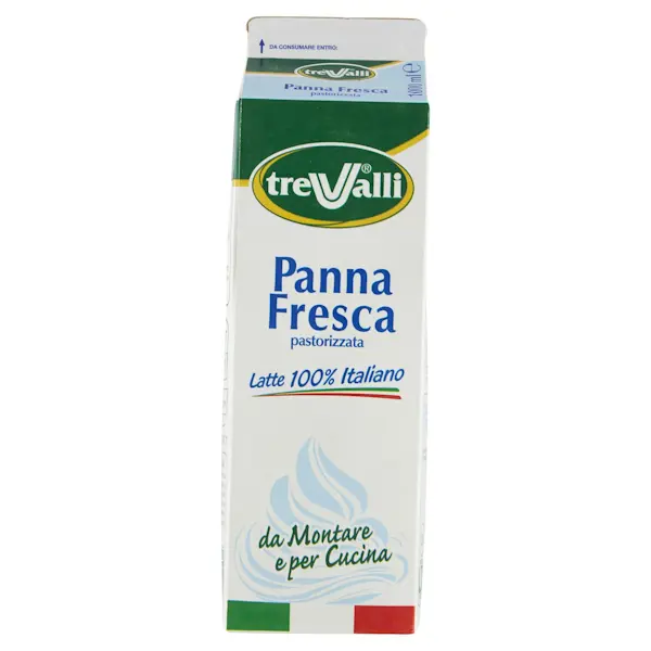 Panna pastorizzata fresca TreValli (4 Pz x 1000 Litri)