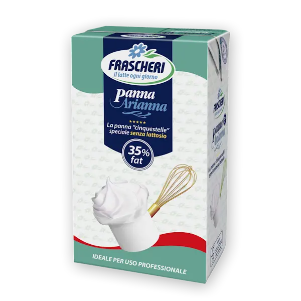 Panna Arianna 35%UHT Delattosata 1 Litro (1 Bottiglia)