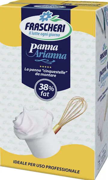 Panna Arianna 38% UHT 1 Litro (1 Bottiglia)