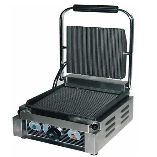 Piastra media in ghisa (piano di cottura rigato)