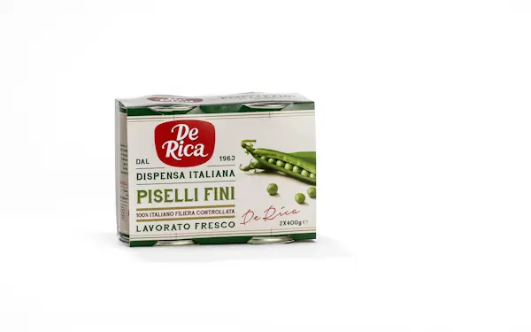 Piselli fini (6 Cluster in lattine da 2 x 400 Gr)