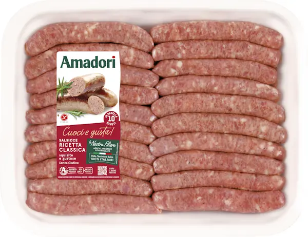Salsicce di tacchino e pollo maxi 4,8 Kg ( 2 x 2,400 Kg)