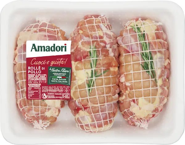 Rollè di pollo maxi 7,44 Kg ( 4 x 1,860 Kg)