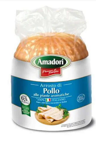 Arrosto di pollo alle erbe aromatiche trancio 6 Kg (2 x 3,0 Kg)