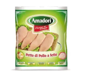 Petto di pollo a fette surgelato 2,8 Kg ( 4 x 700 Gr)