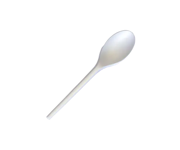 Cucchiaio CPLA bianco singolo (1000 Pz)