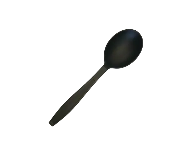 Cucchiaio 152mm CPLA nero (1000 Pz)
