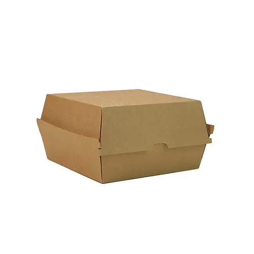 Hamburger box 11 x 11 x 11 cm avana (150 Pz)