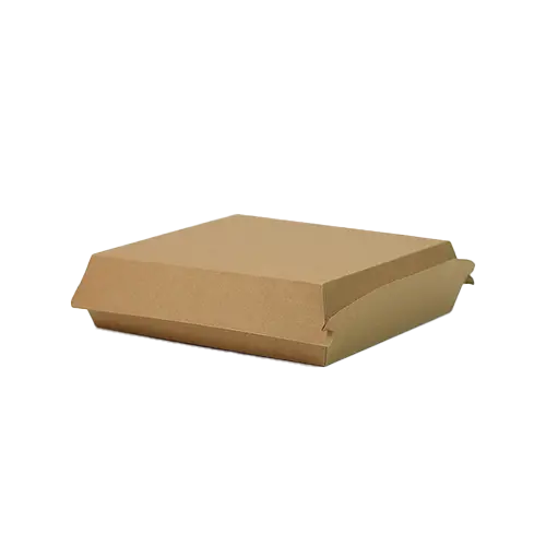 Hamburger box 21 x 10 x 8 cm avana (200 Pz)