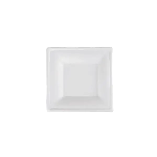 Piatto 20 cm quadrato bianco (500 Pz)
