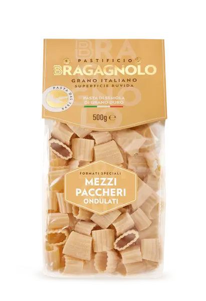 Mezzi Paccheri Ondulati Linea Bragagnolo (12 x 500g)