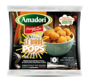 Birbe pops. 3 kg (3 Buste da 1 kg) Prodotto Surgelato.