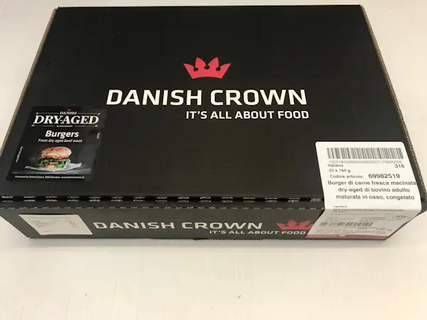 Hamburger di bovino Adulto Dry-aged. Kg 3.600 (pz 20 da 180 gr) euro/pz 1.87