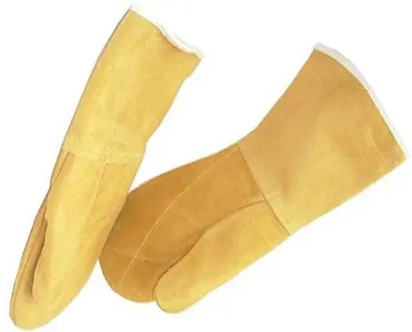 Guanti da forno in pelle Cm 36