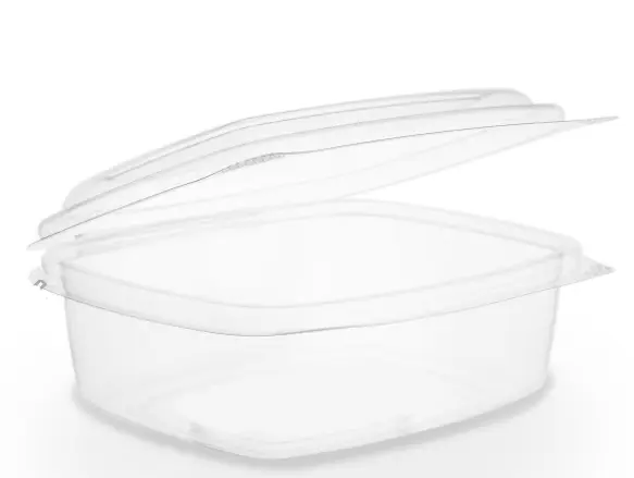 Vaschetta + Coperchio PLA Rettangolare (340 Ml - 300 Pz)