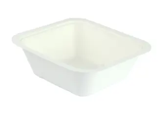 Vaschetta Bagassa Gourmet Bianca (1000 Ml - 600 Pz)