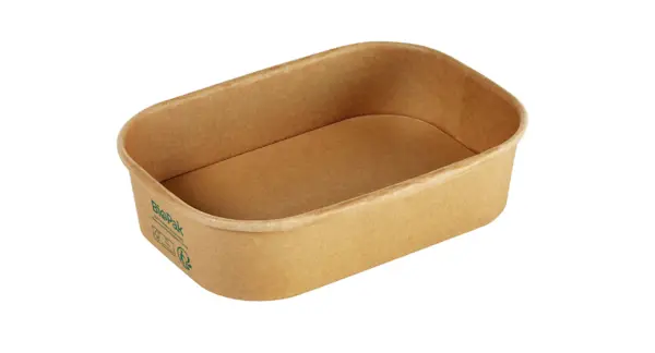 Vaschetta 500 Ml CA/PLA Brick Avana (300 Pz)