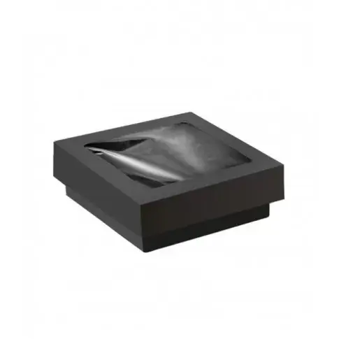 Vaschetta + Coperchio C/F Nera Kray Forno (115 x 115 mm - 100 Pz)