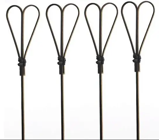 Spiedi Bambù Cuore nero 15 Cm (100 Pz)