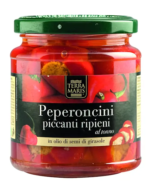 Peperoncini piccanti ripieni (12 Pz x 314 Ml)