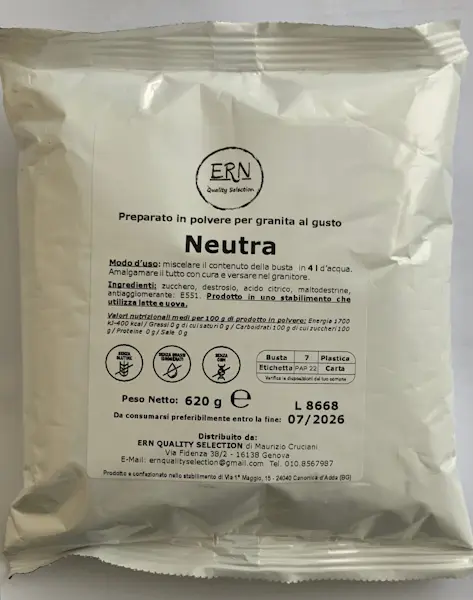 Base neutra per granita (necessario granitore da banco)