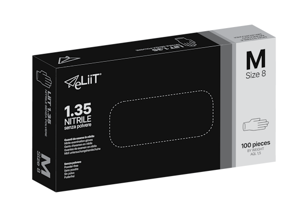 Guanti Nitrile "M" Black (100 Pz)