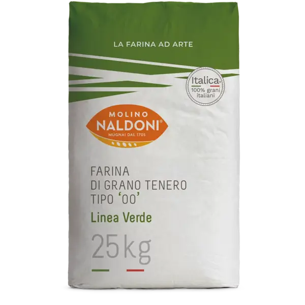 Farina di Grano tenero tipo "00" (Sacco da 25 Kg) Linea Verde