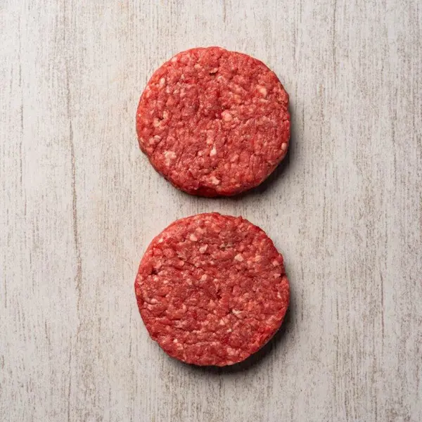 Hamburger di Bovino Adulto (2 Pz x 150 Gr) -20 Conf.2 Pz/Cad-