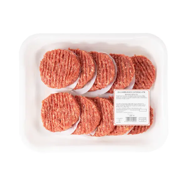 Hamburger di Bovino Adulto ATM Linea Catering (2 Pz x 1 Kg)