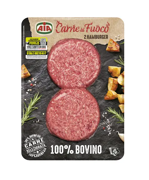Hamburger di Bovino Adulto (8 Pz x 200 Gr)