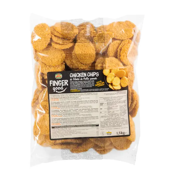 Chicken Chips Finger food (2 Pz x 1,5 Kg) Prodotto surgelato