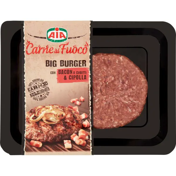 Big Burger Bacon/Cipolla (8 Pz x 180 Gr)